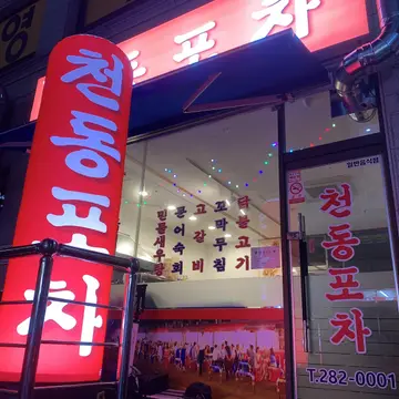천동포차