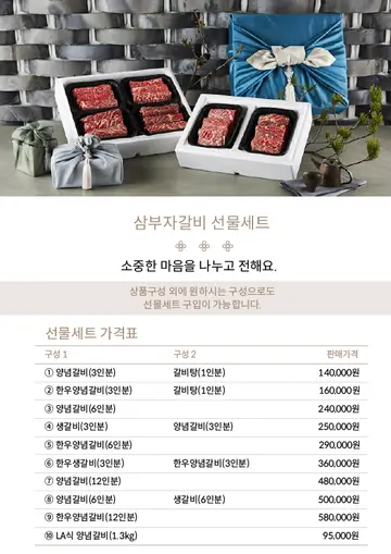 삼부자갈비 원천점